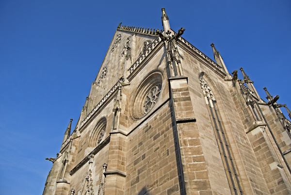 Gmünder Münster bei blauem Himmel