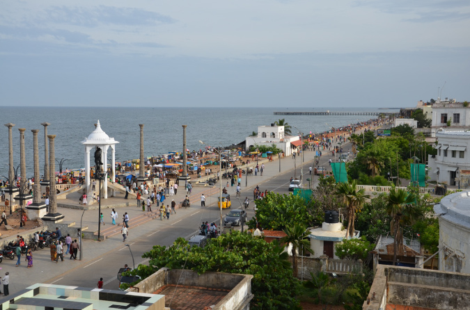 Strand von Puducherry