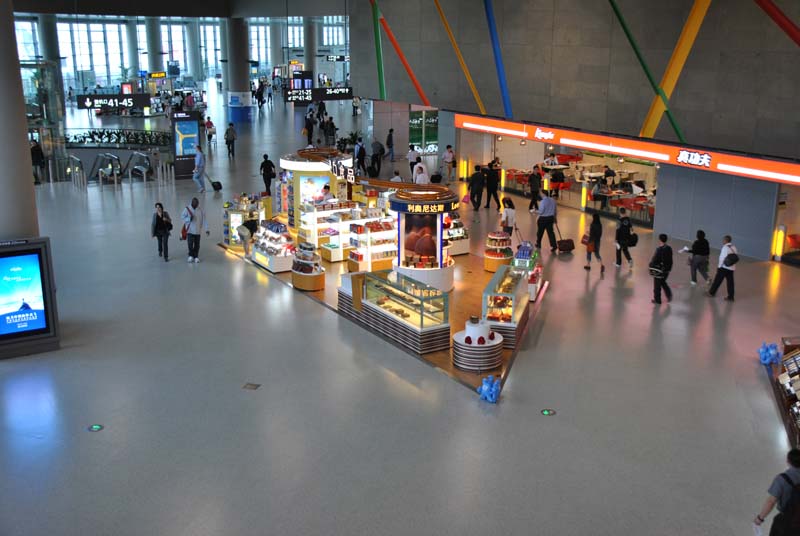 der neue Terminal in Shanghai