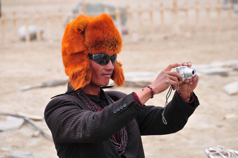 Kirgise mit Hut