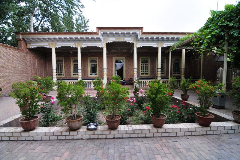 Innenhof eines uygurischen Hauses