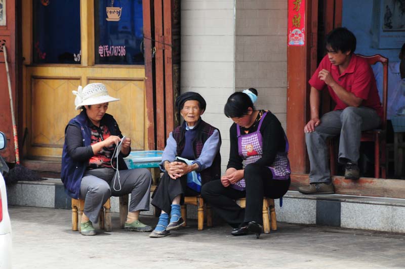 Frauen in Lijiang